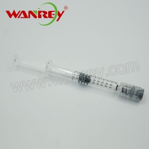 Cosmetic Prefillable Glass Filler Syringe 1mL